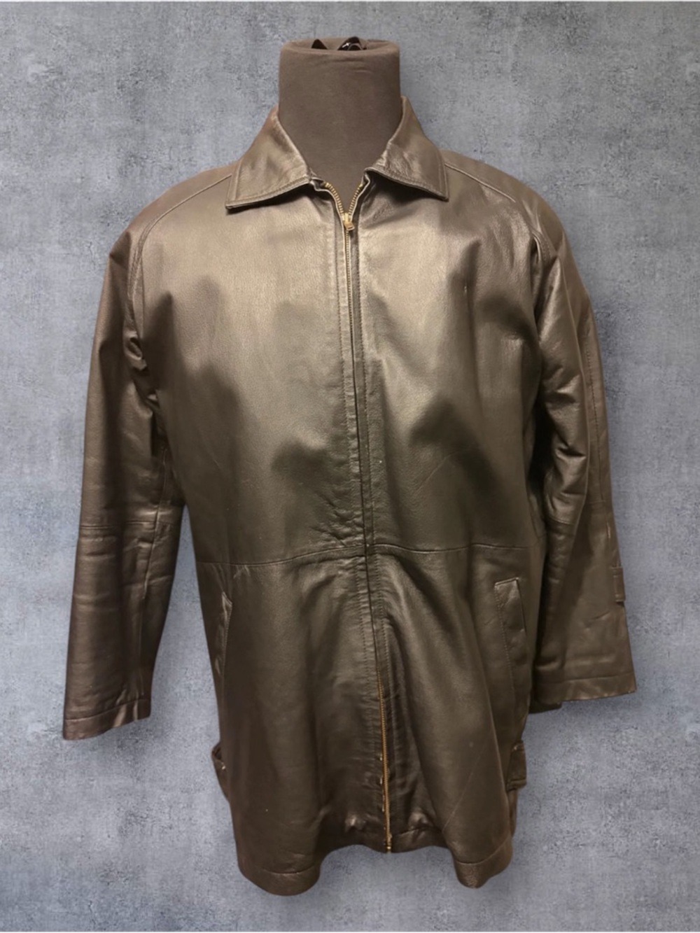 Men's Black Leather Jacket
